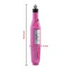 Kit Pulidor De Uñas Eléctrico Removedor Acrílico Manicure Pedicure RF PT1