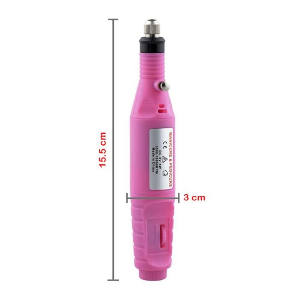 Kit Pulidor De Uñas Eléctrico Removedor Acrílico Manicure Pedicure RF PT1