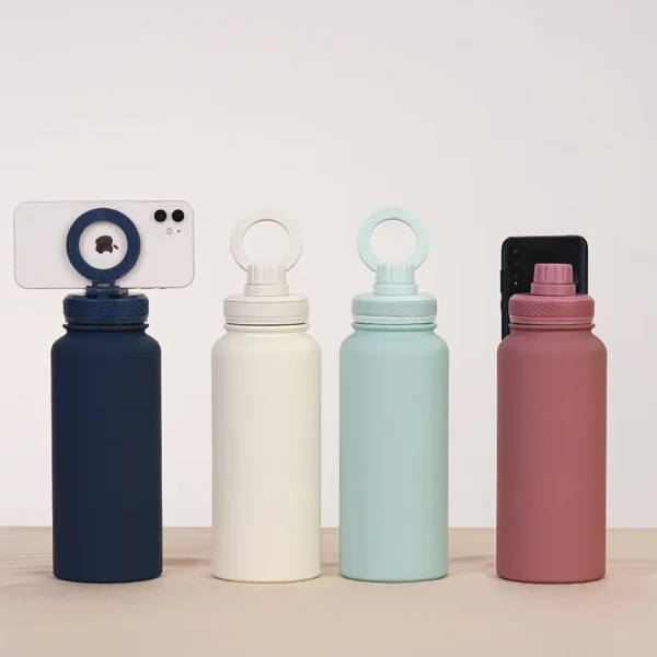 BOTELLA DE AGUA CON SOPORTE MAGNETICO