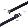 Combo Pulseras Supervivencia Paracord X3 Unidades Silbato y Pedernal MJ375