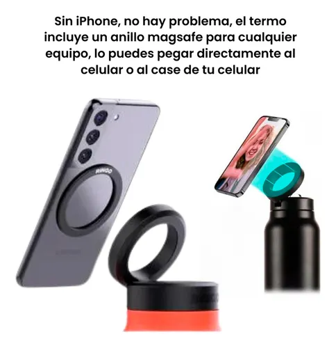 BOTELLA DE AGUA CON SOPORTE MAGNETICO